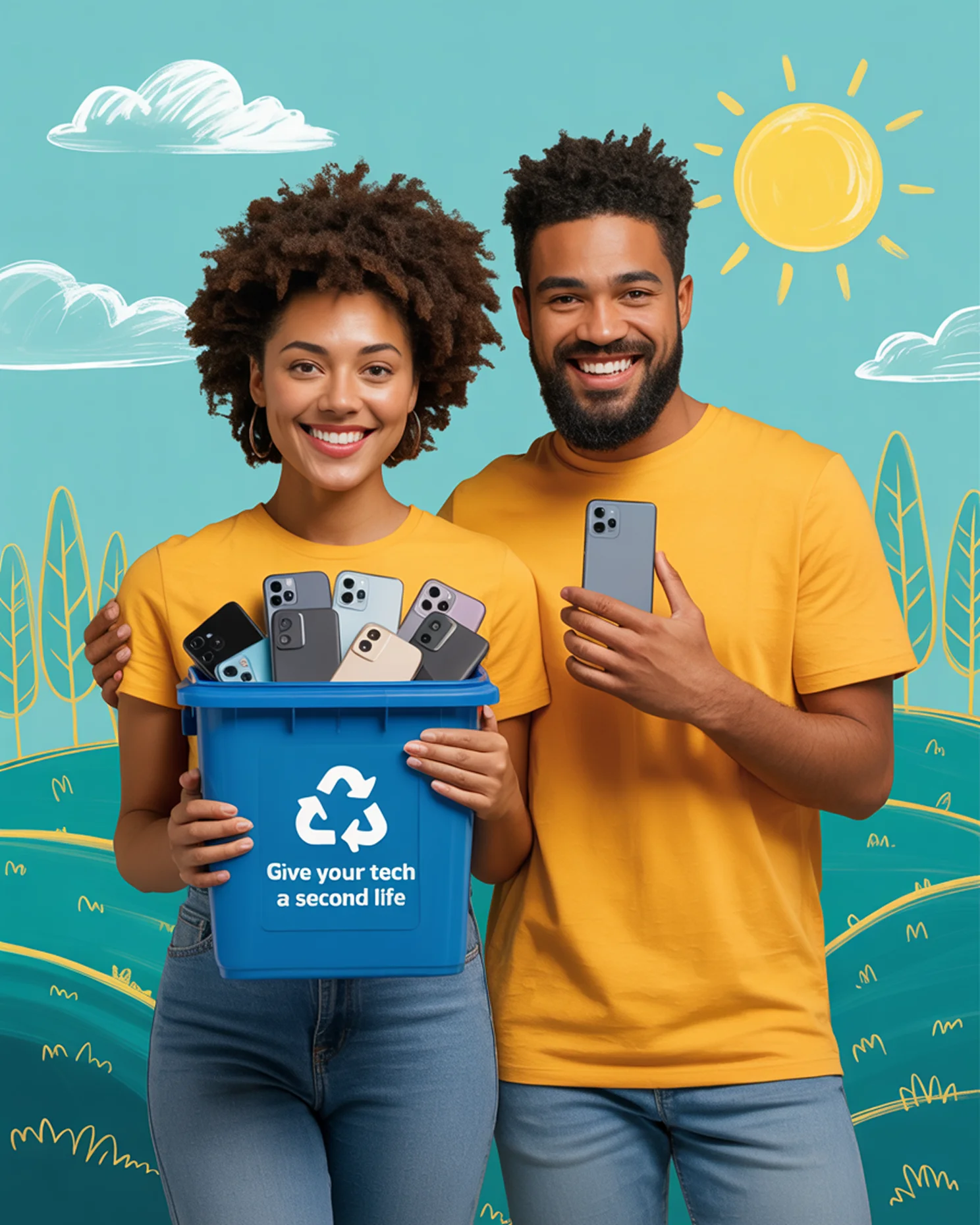 image of device recycling