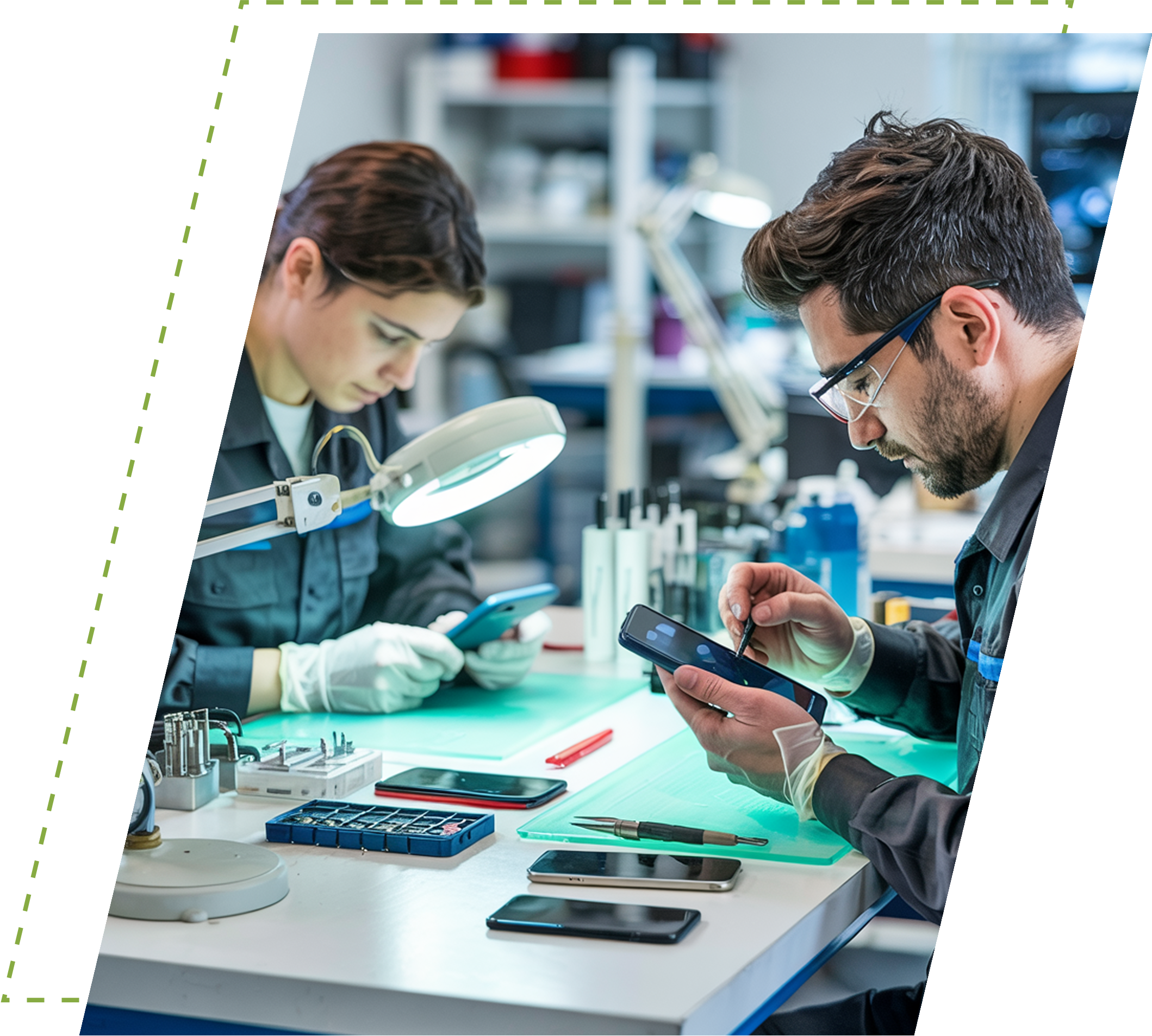 image of testing device