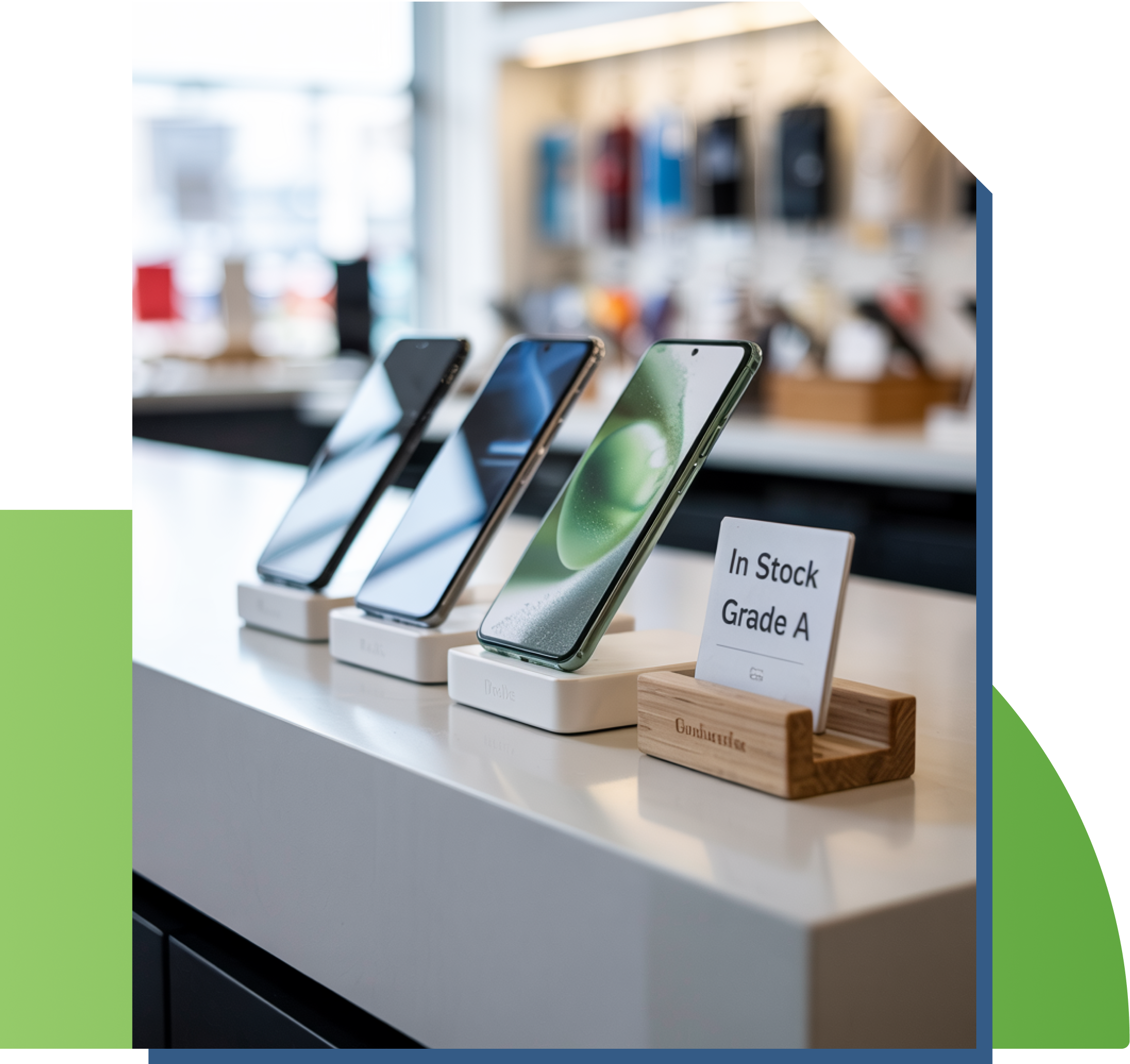 image of in stock mobile