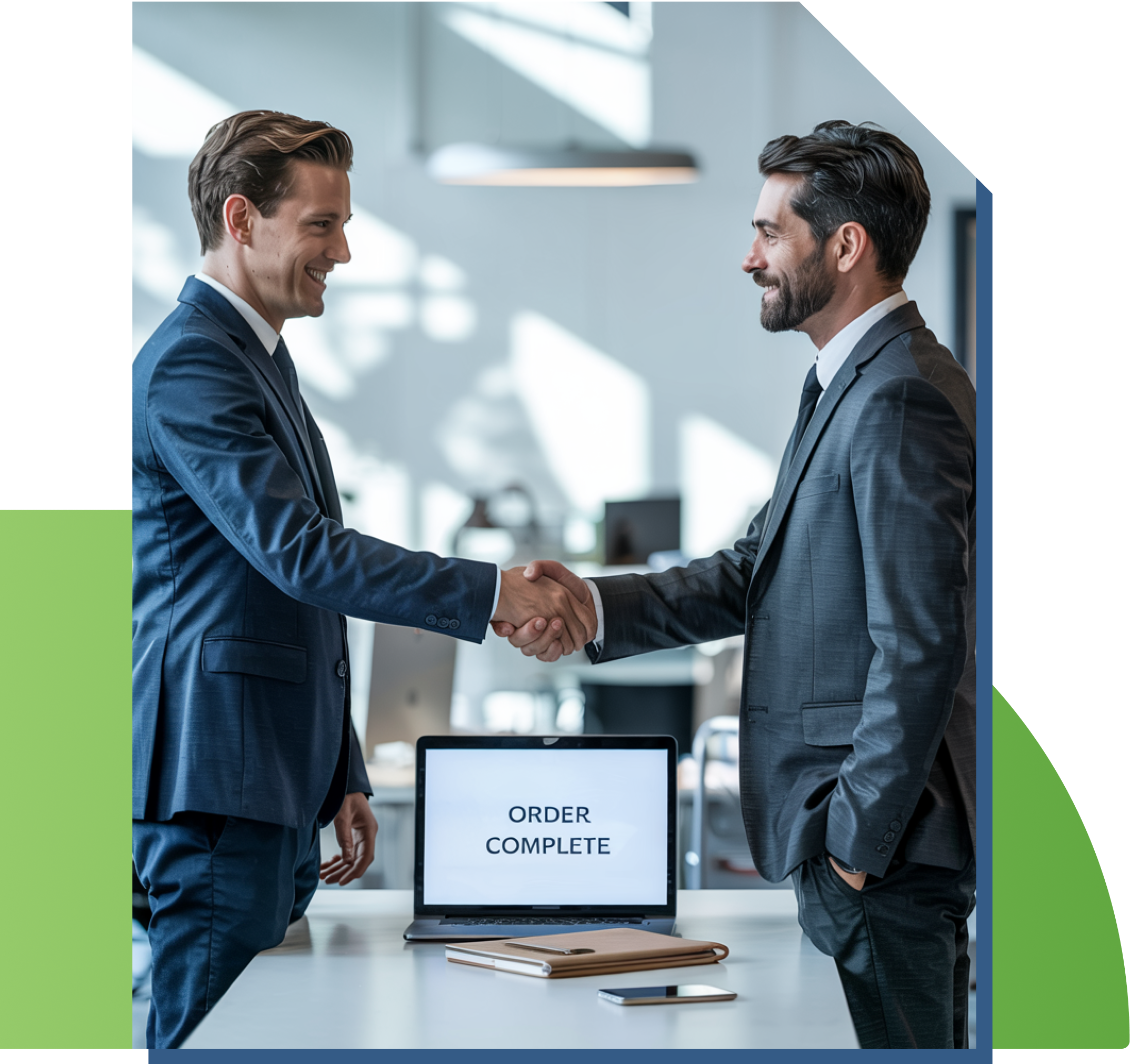 image of man hand shaking
